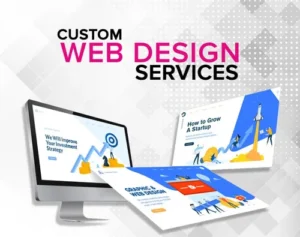 ' custom web design service ' 